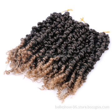 10inch 12 strands Bomb Twist freetress bohemian braid hair shiort pre passion twist